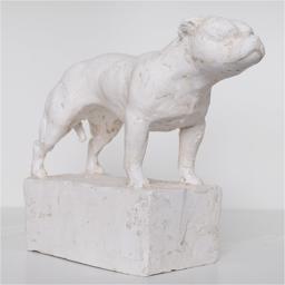 Vacker handgjord figur Staffordshire Bull Terrier modell 07